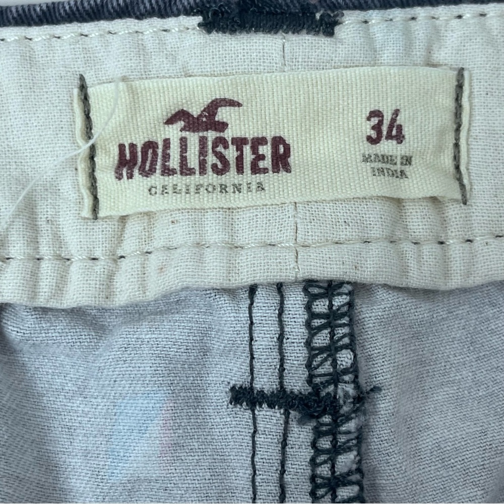 Hollister Men's 80's Allover Print 100% Cotton, Button Fly Shorts Size 34; Party - Picture 10 of 13